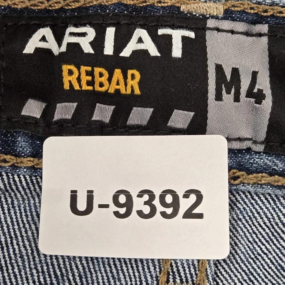 Ariat Rebar Men Jeans 30X30 Blue Denim M4 Bootcut‎ 28